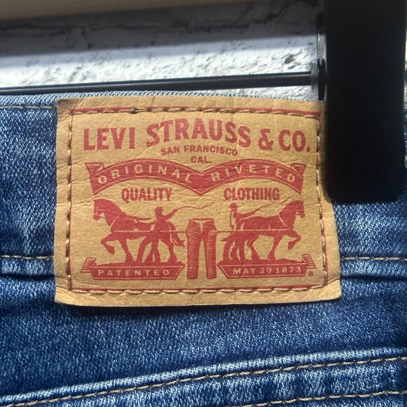 EUC Levi's Women 711 Skinny Jeans Lapis Hawaii Blue Size 26 - Picture 8 of 16